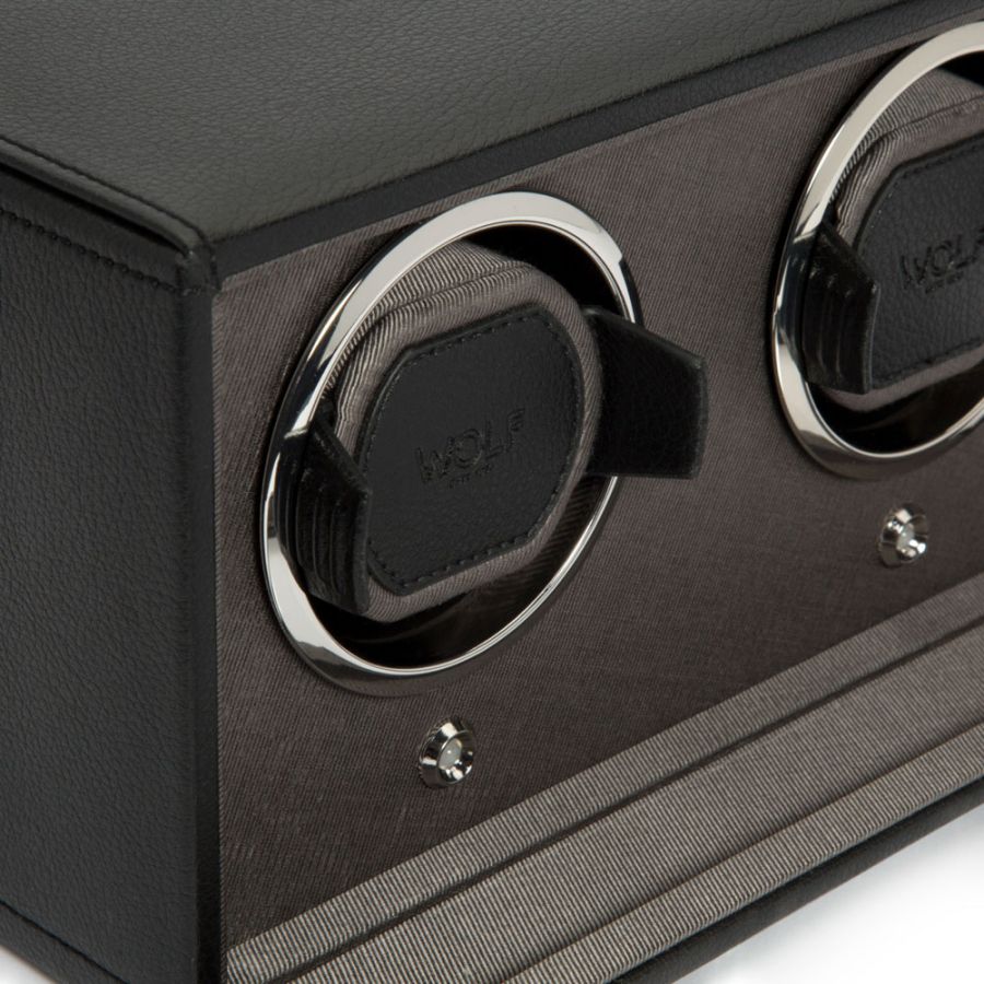 WOLF Cub Double Watch Winder with Cover