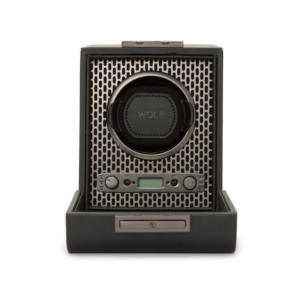 WOLF 1834 Axis Single Watch Winder - Powder Coat - view 3