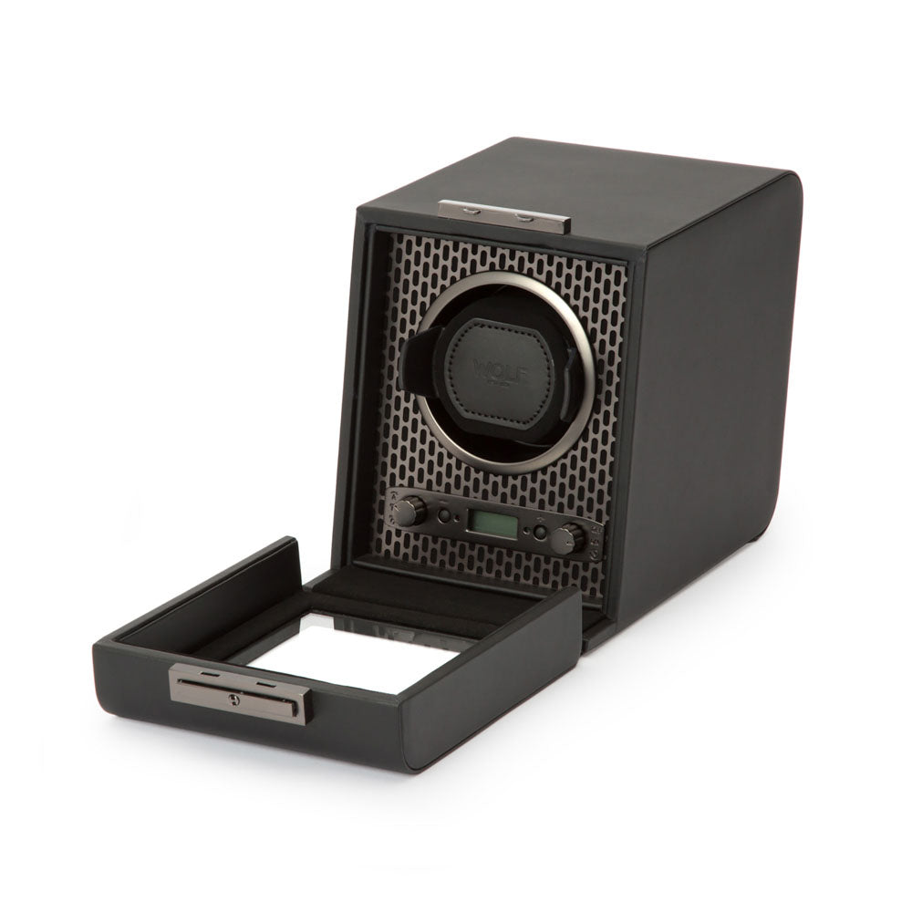 WOLF 1834 Axis Single Watch Winder - Powder Coat - view 4