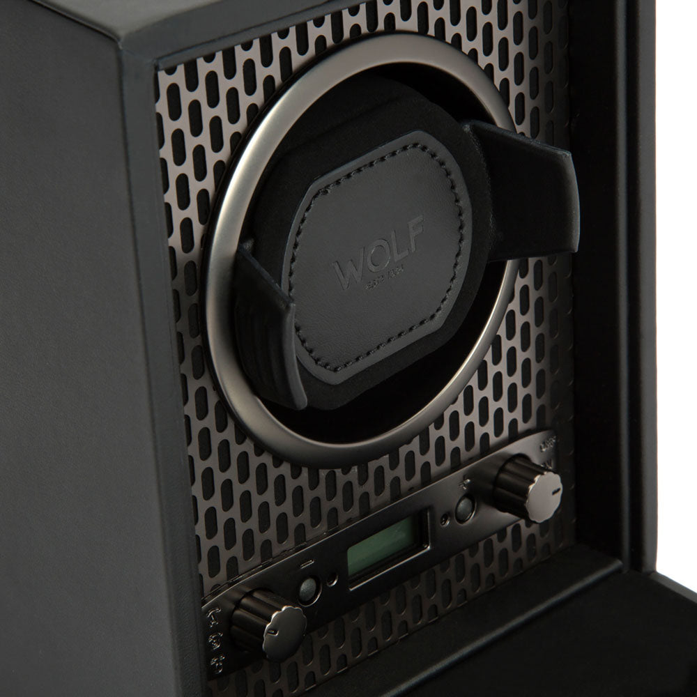WOLF 1834 Axis Single Watch Winder - Powder Coat - view 5