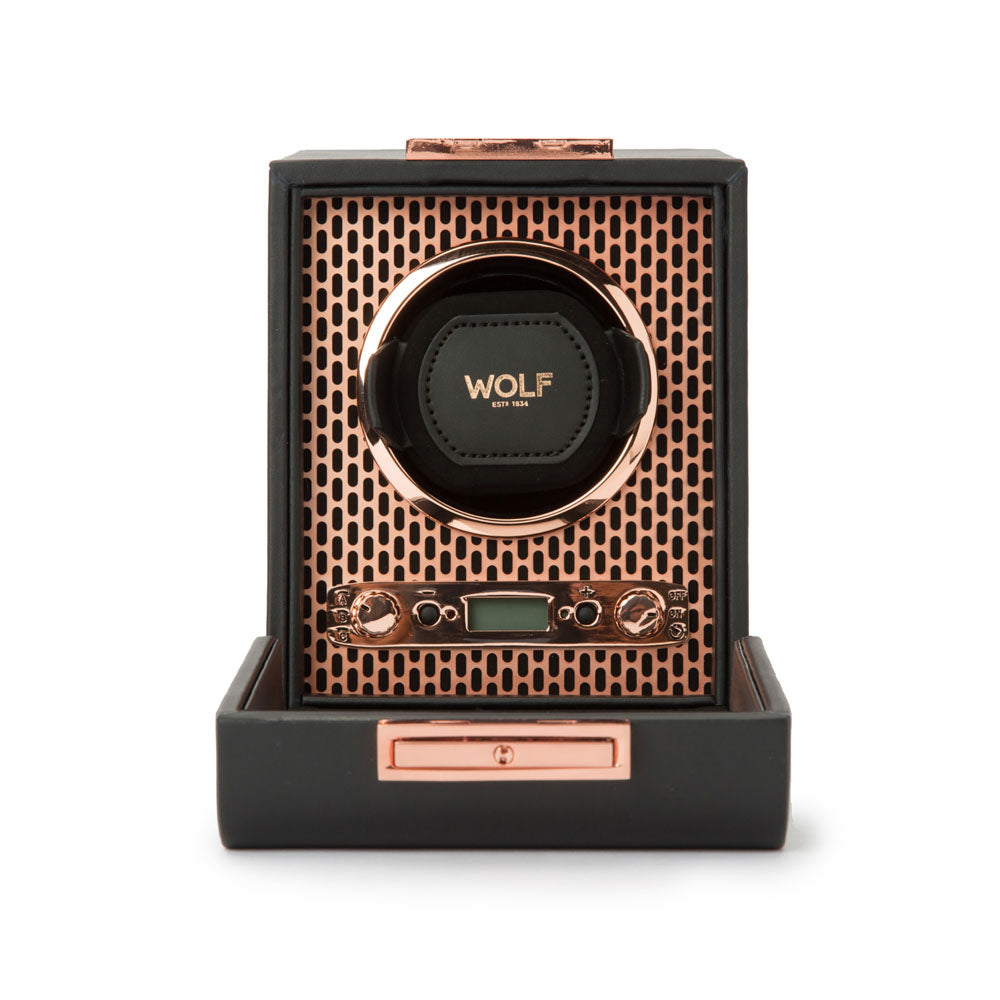 WOLF 1834 Axis Single Watch Winder - Copper - view 4