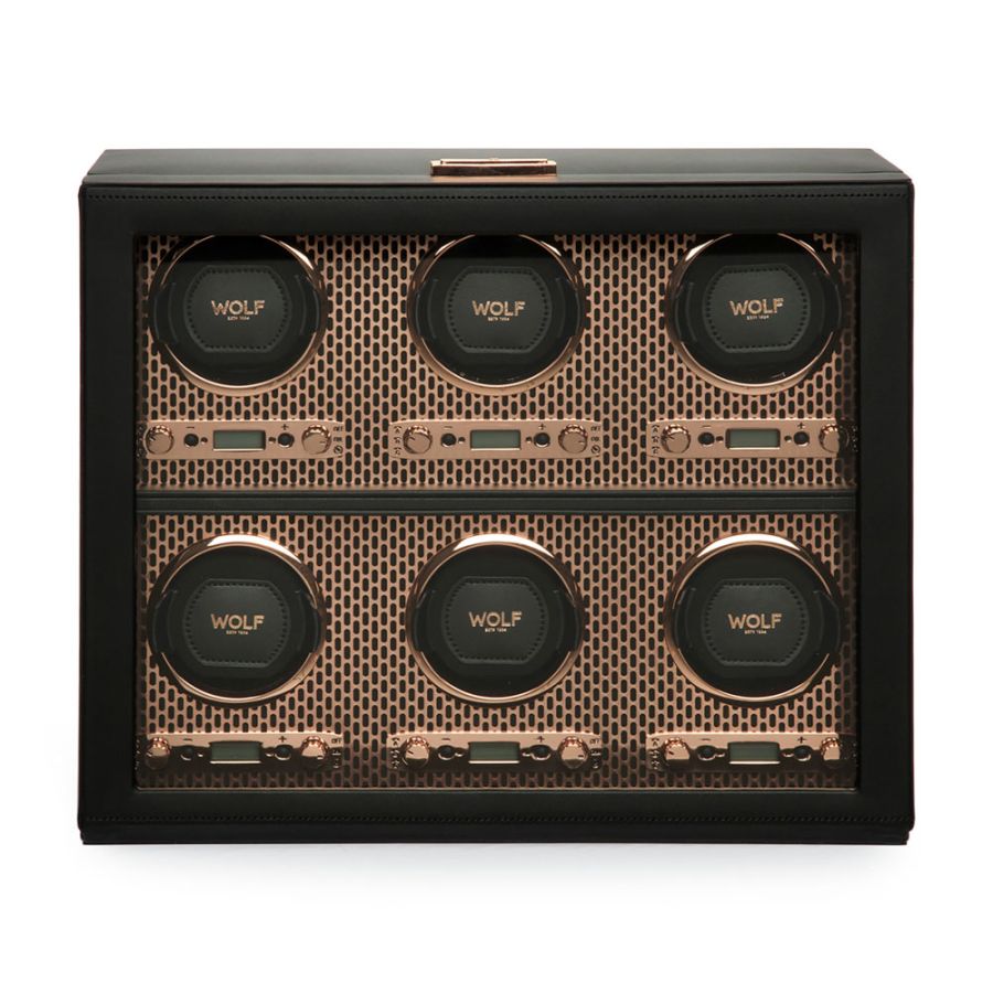 WOLF Axis 6 Piece Watch Winder