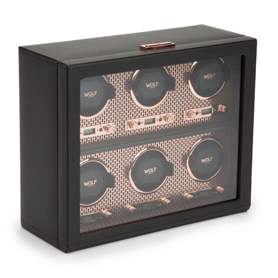 WOLF Axis 6 Piece Watch Winder