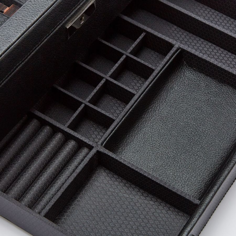 WOLF Roadster 10 Piece Watch Box with Drawer