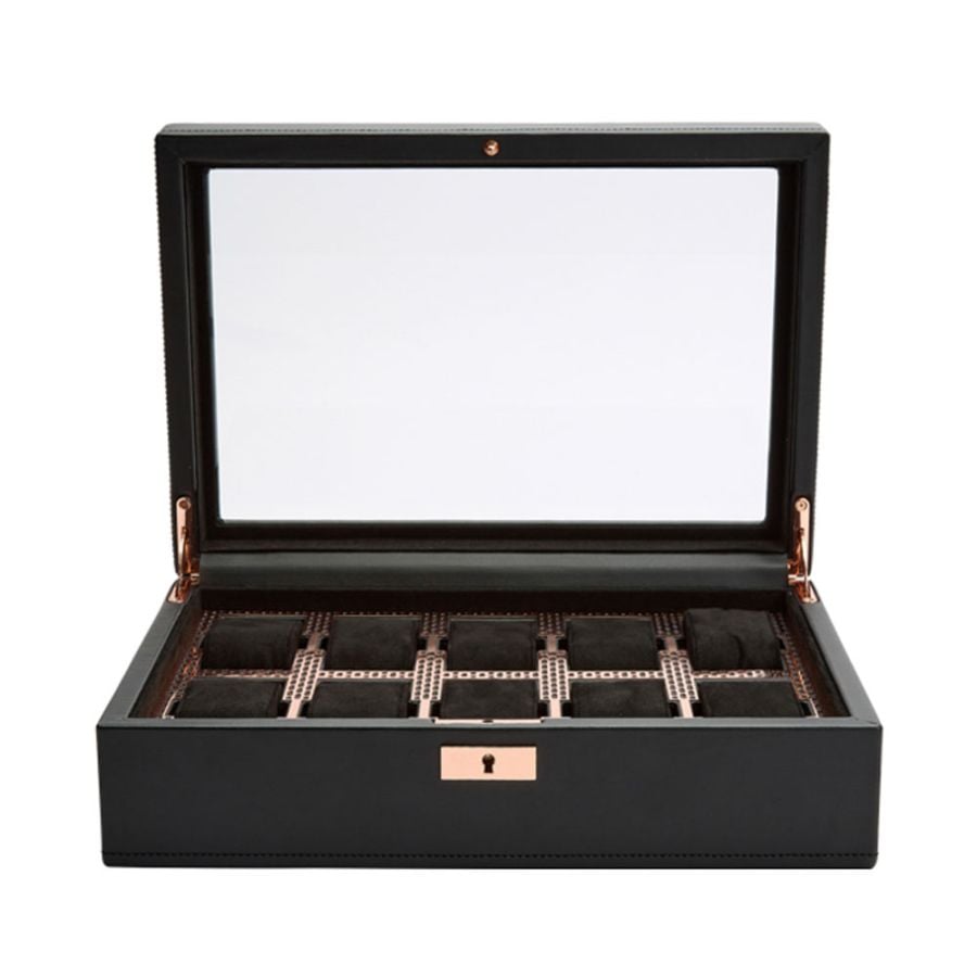 WOLF Axis 10 Piece Watch Box