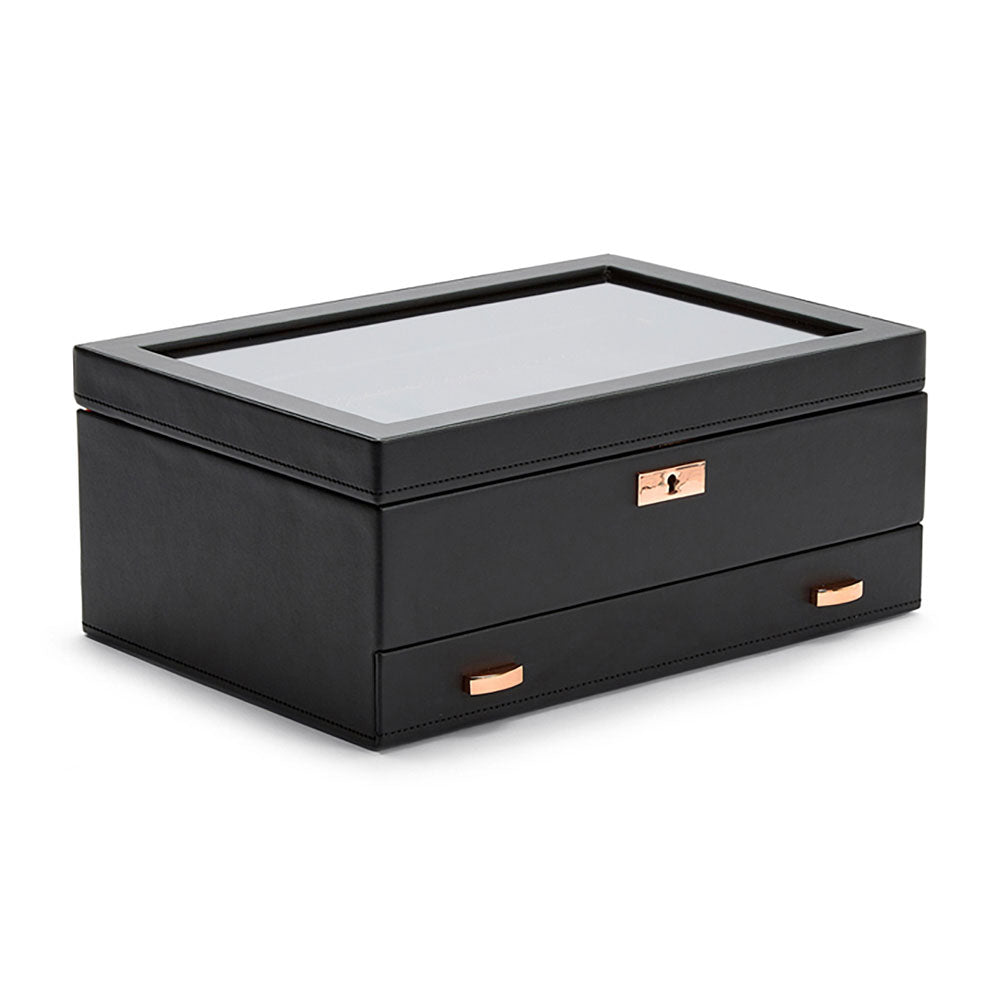 WOLF 1834 Axis 10 Piece Watch Box with Drawer - Copper - view 2