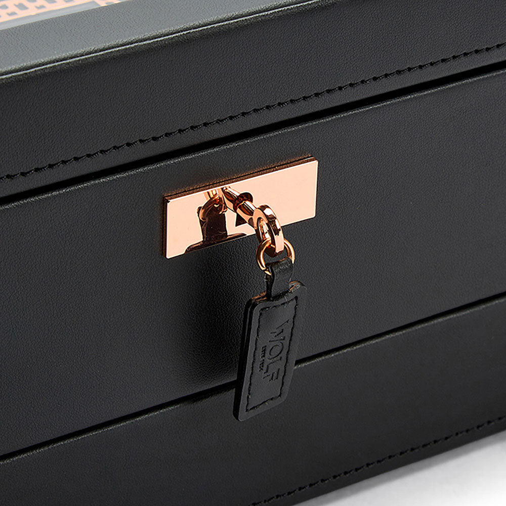 WOLF 1834 Axis 10 Piece Watch Box with Drawer - Copper - view 7