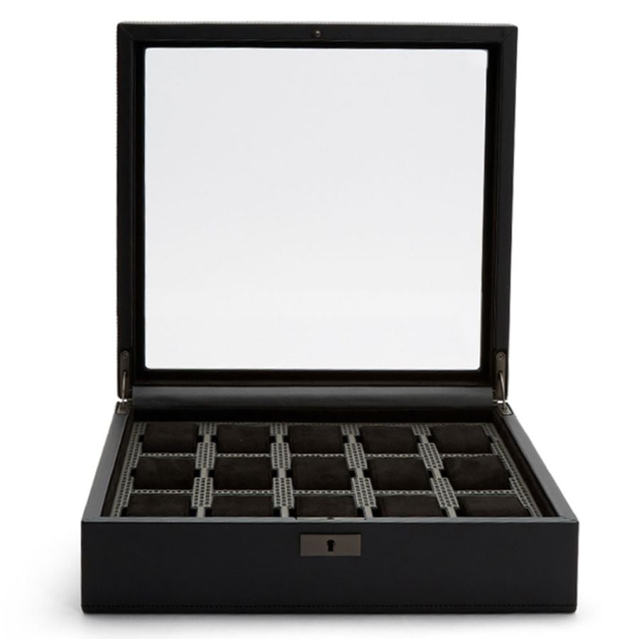 WOLF Axis 15 Piece Watch Box