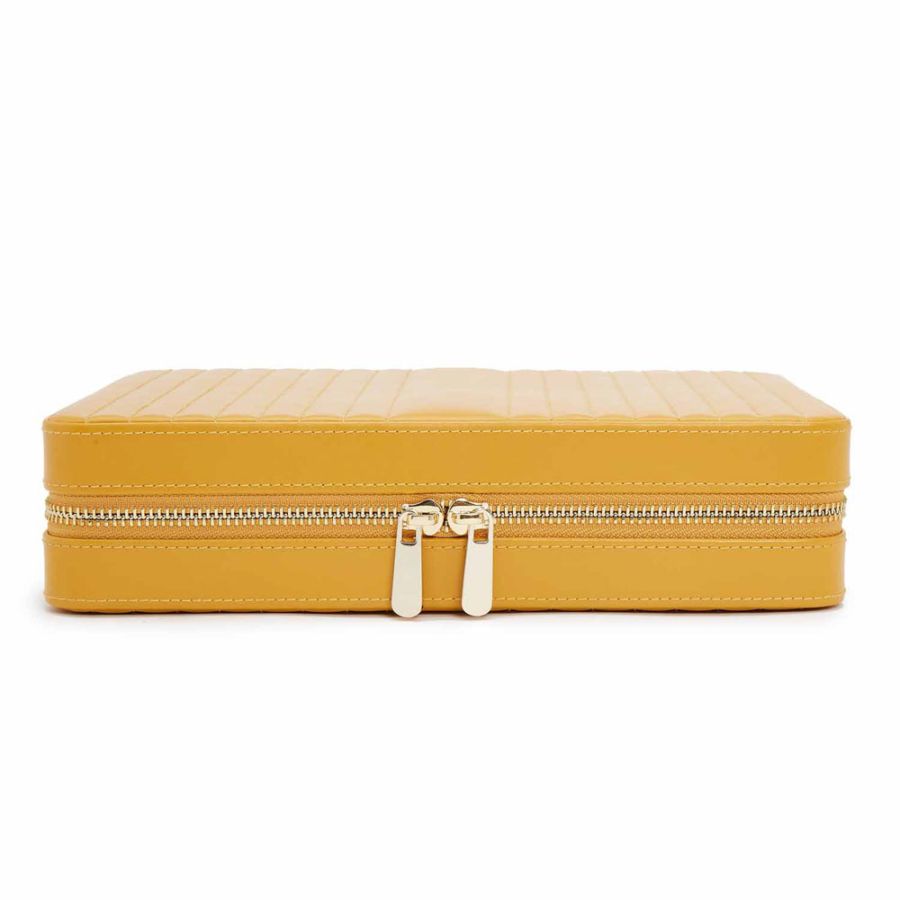 WOLF Maria Large Zip Case - Mustard