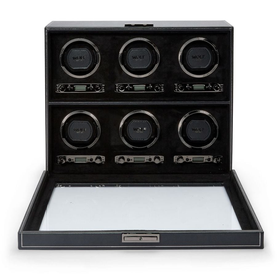 WOLF British Racing 6 Piece Watch Winder