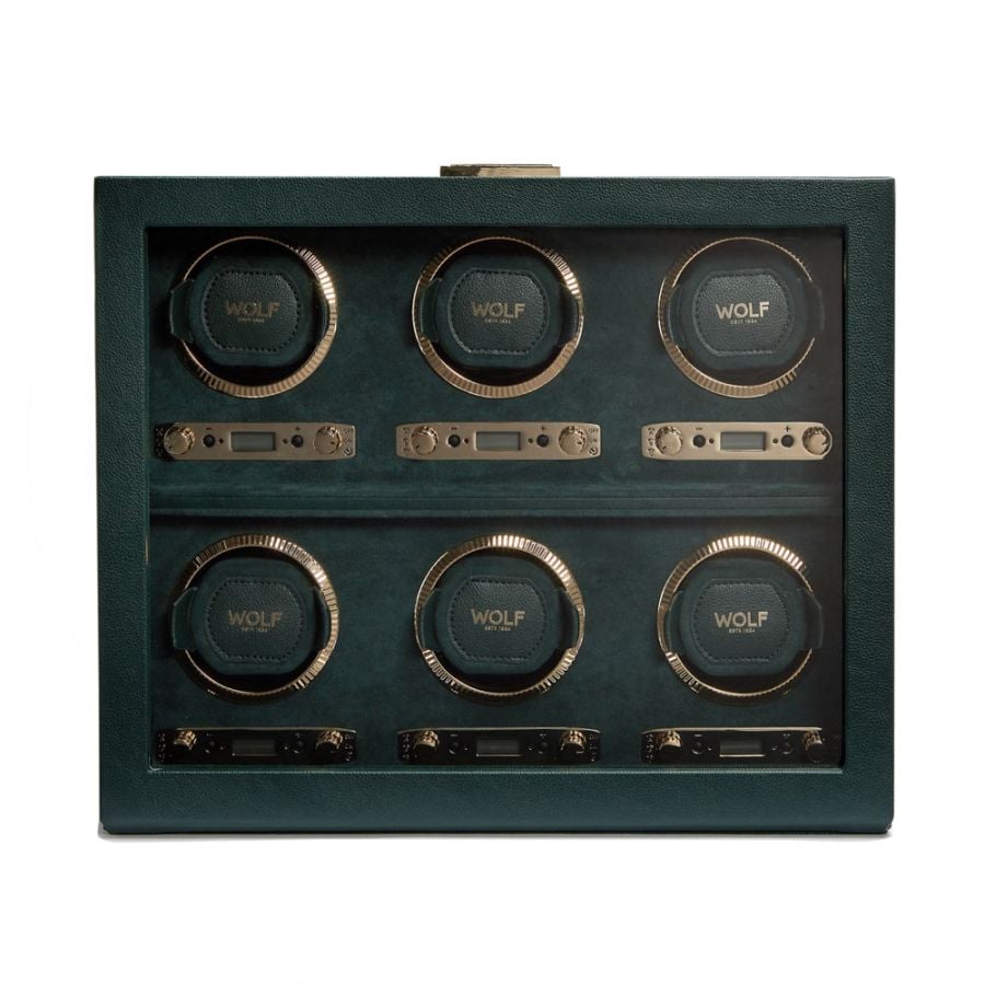 WOLF British Racing 6 Piece Watch Winder