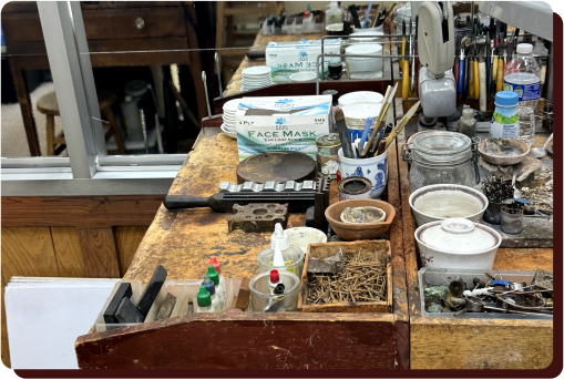 Jeweler's workbench
