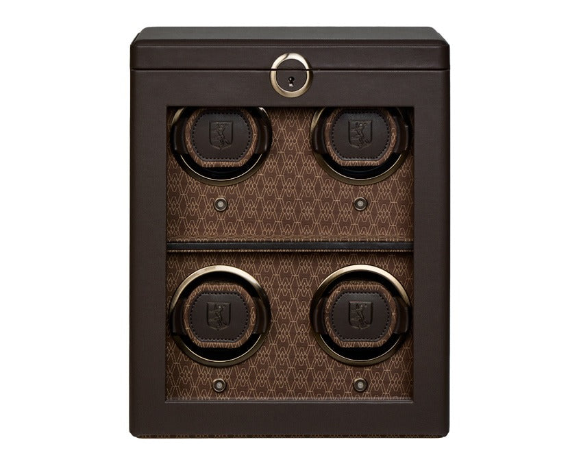 WOLF 1834 Earth 4 Piece Watch Winder - Coffee - view 5