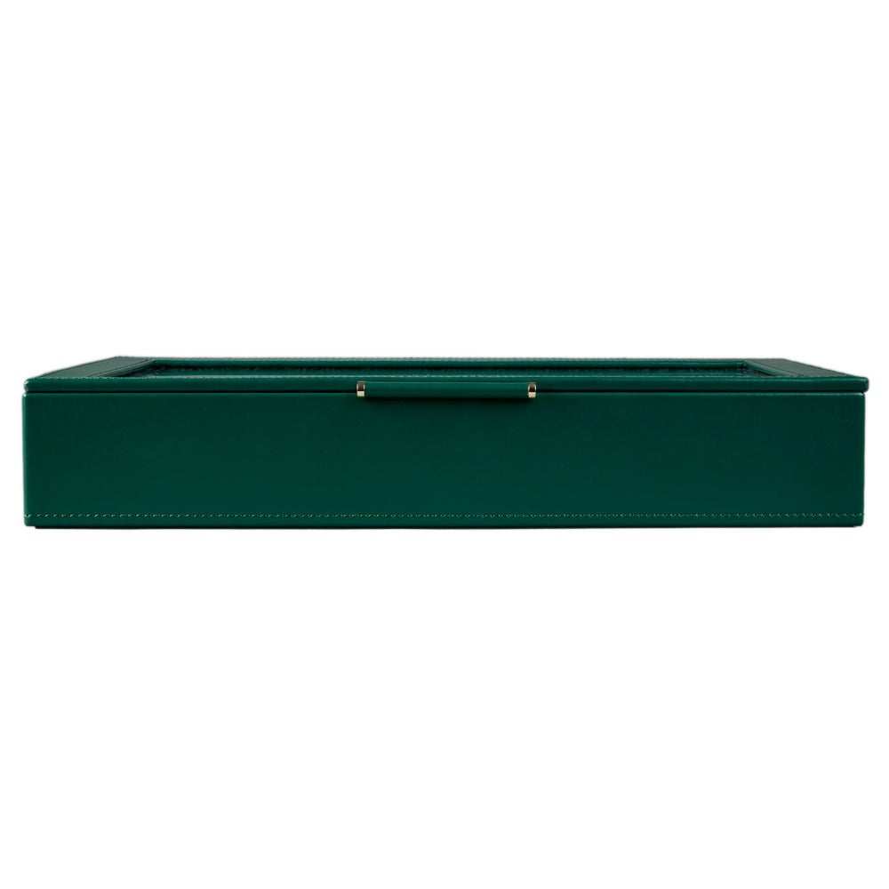 WOLF 1834 WOLF x Fiona Howard Sophia Jewelry Box with Window - Forest Green Fruit Botanical
