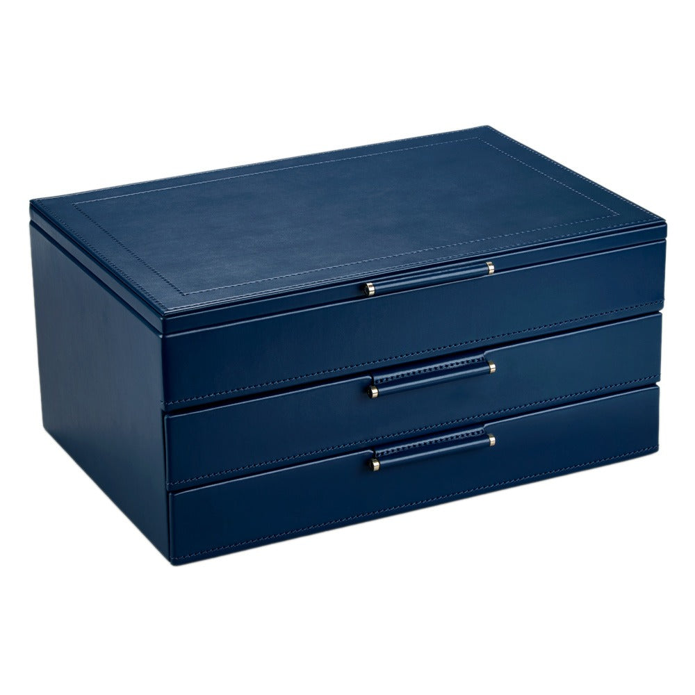 WOLF 1834 WOLF x Fiona Howard Sophia Jewelry Box with Drawers - Indigo Fruit Botanical - view 4