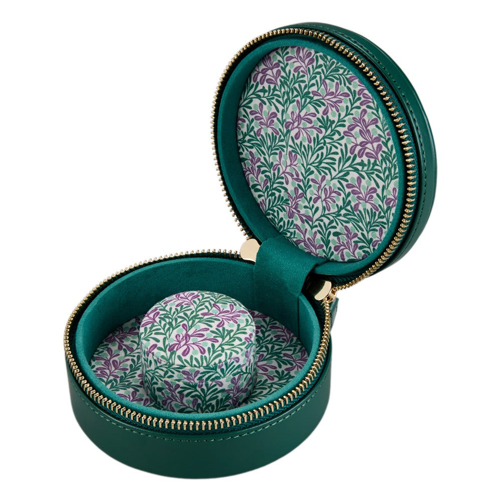 WOLF 1834 WOLF x Fiona Howard Sophia Round Zip Case - Forest Green Fruit Botanical - view 2