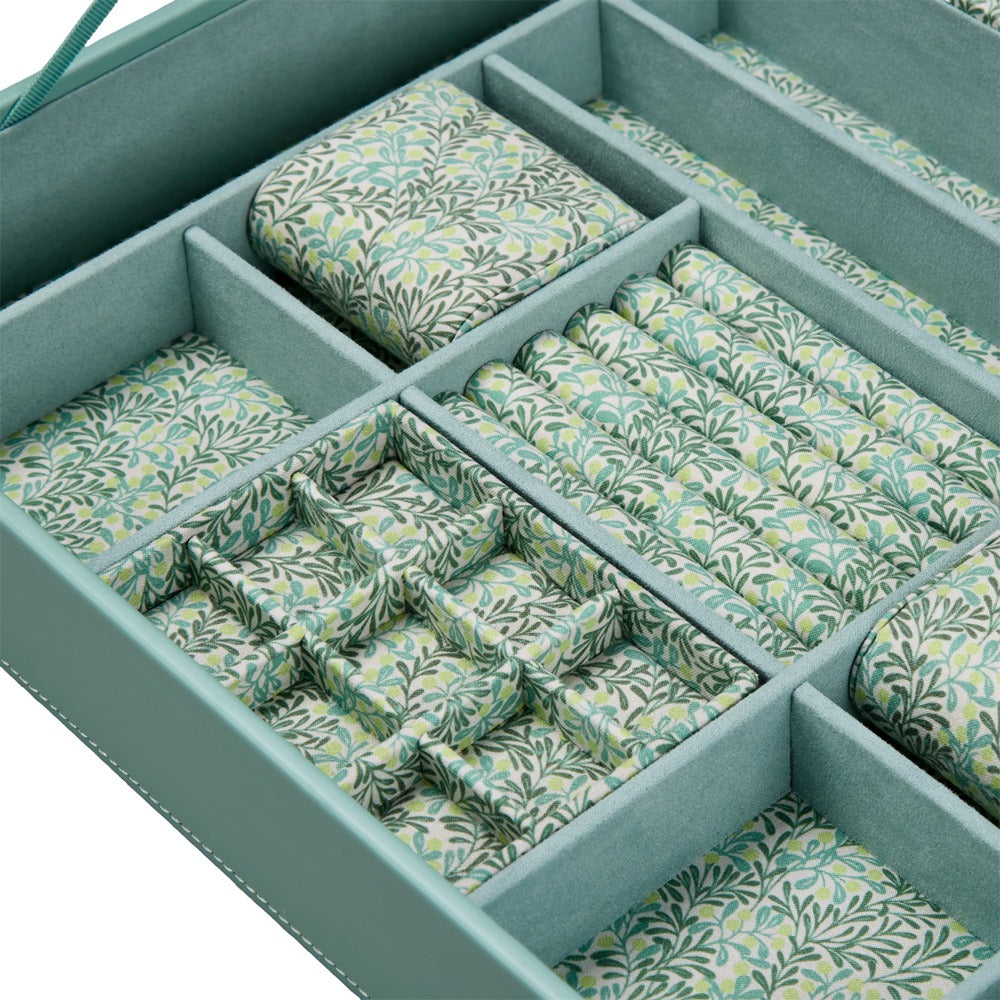 WOLF 1834 WOLF x Fiona Howard Sophia Jewelry Box with Window - Jade Fruit Botanical - view 4