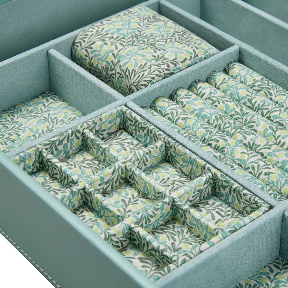 WOLF 1834 WOLF x Fiona Howard Sophia Jewelry Box with Window - Jade Fruit Botanical - view 3