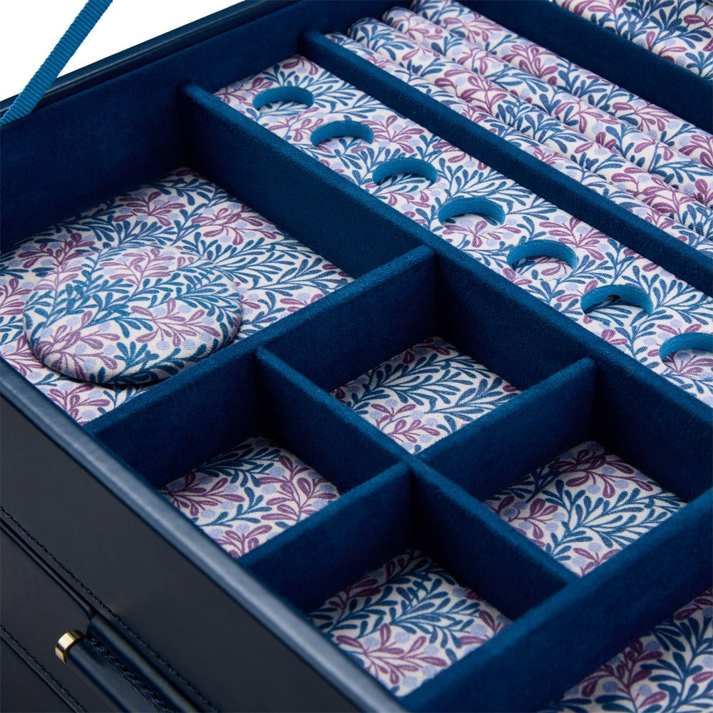 WOLF 1834 WOLF x Fiona Howard Sophia Jewelry Box with Drawers - Indigo Fruit Botanical - view 2