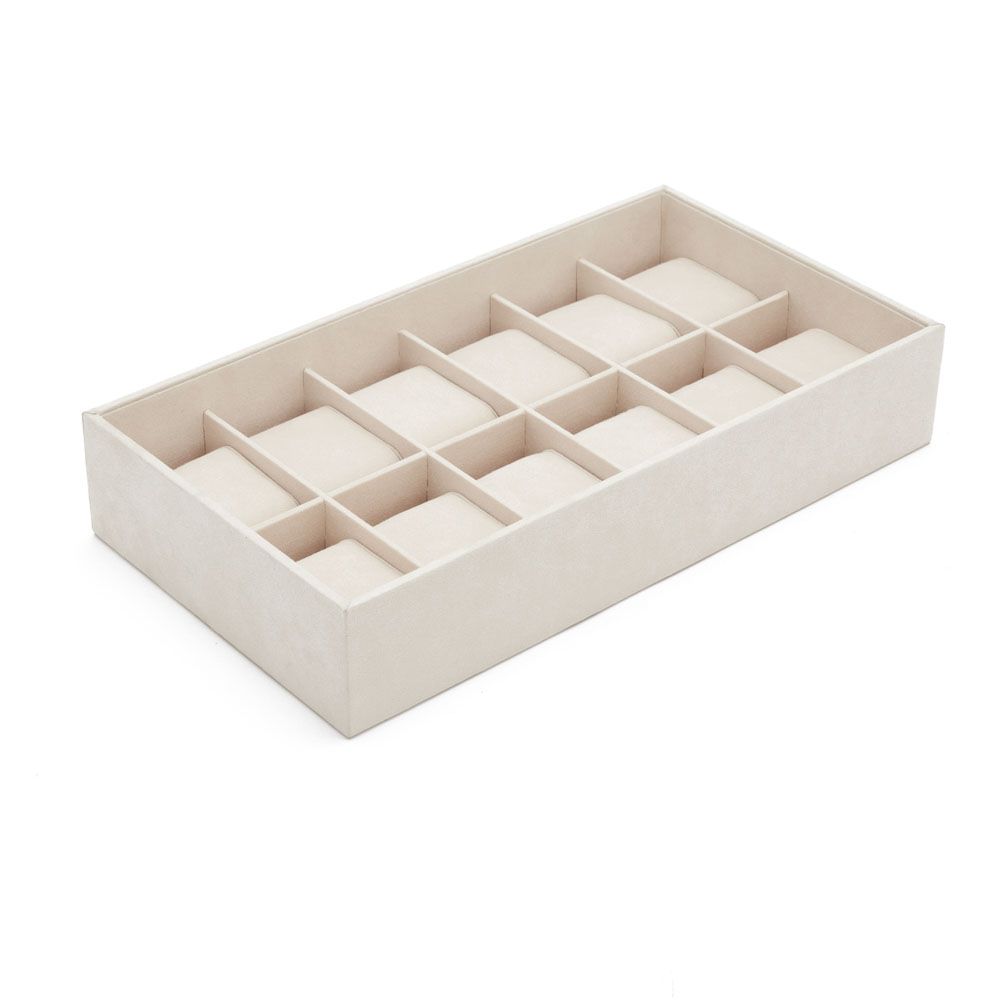 WOLF Vault 12-Watch Tray Insert — Beige — alternate view