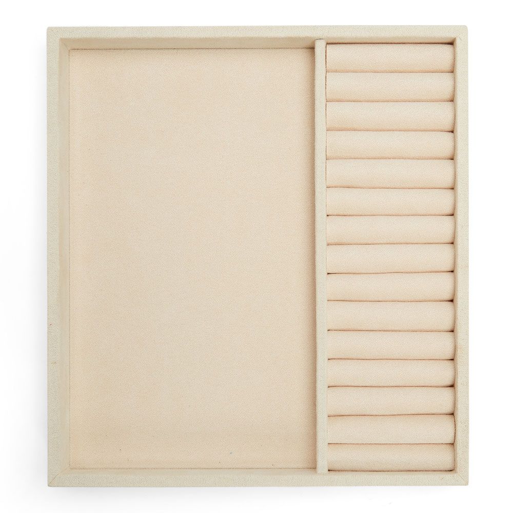 WOLF Vault Half Insert - Ring / Multi-Compartment — Beige — interior view