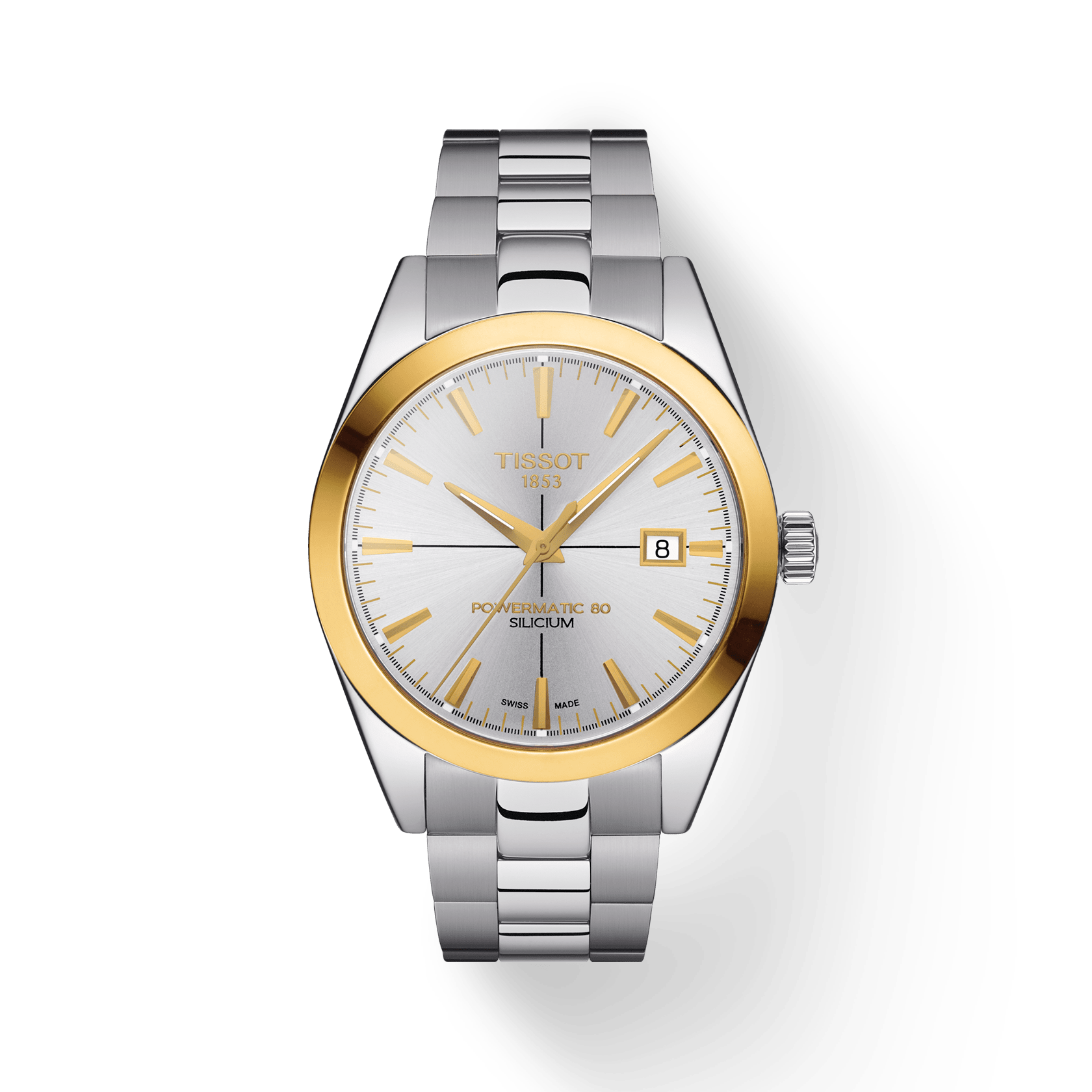 Tissot Gentleman Powermatic 80 Silicium Solid 18K Gold Bezel