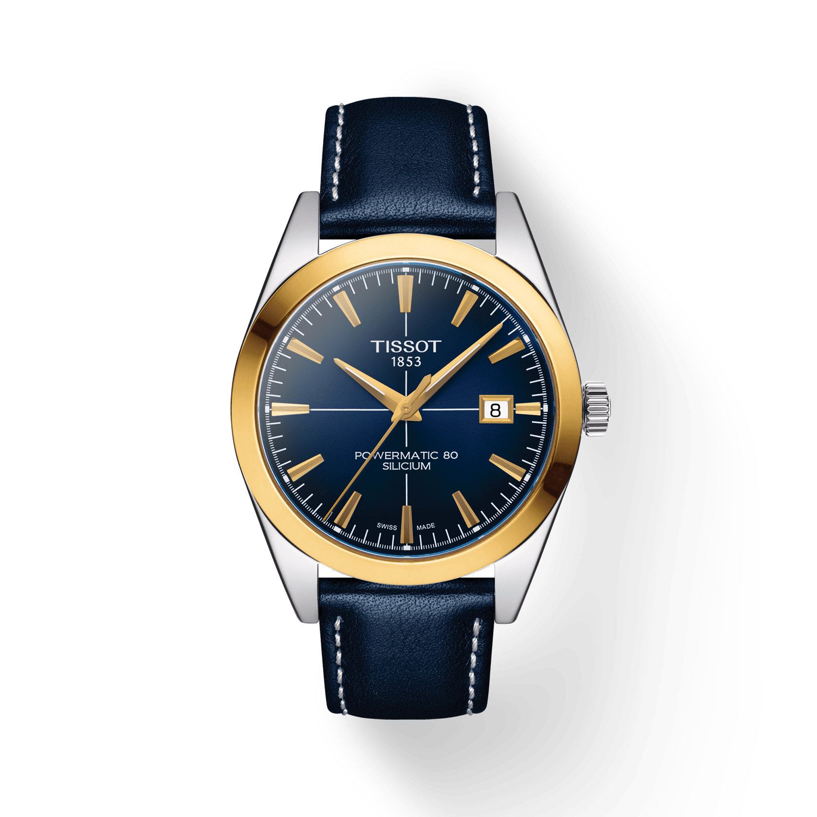 Tissot Gentleman Powermatic 80 Silicium Solid 18K Gold Bezel