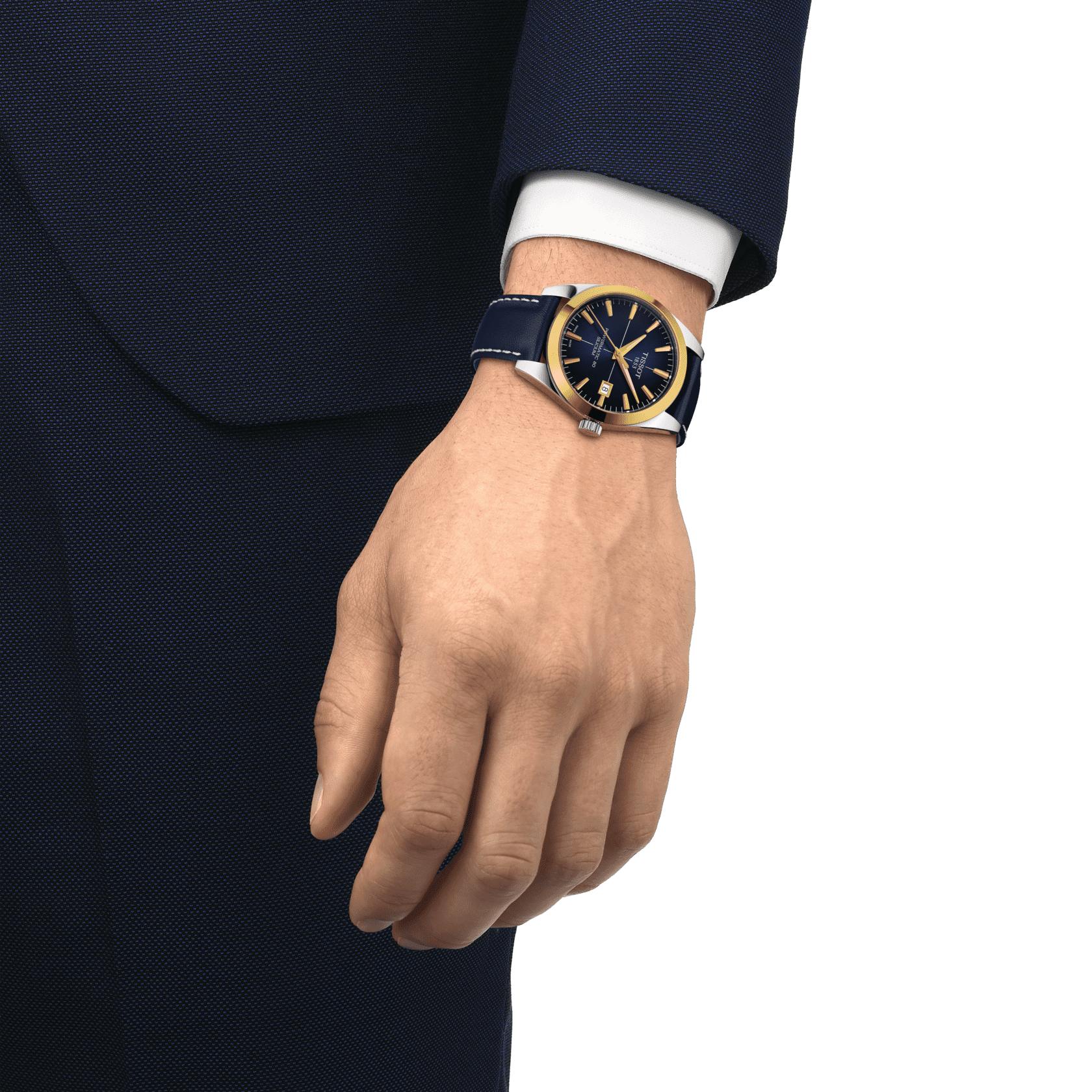 Tissot Gentleman Powermatic 80 Silicium Solid 18K Gold Bezel