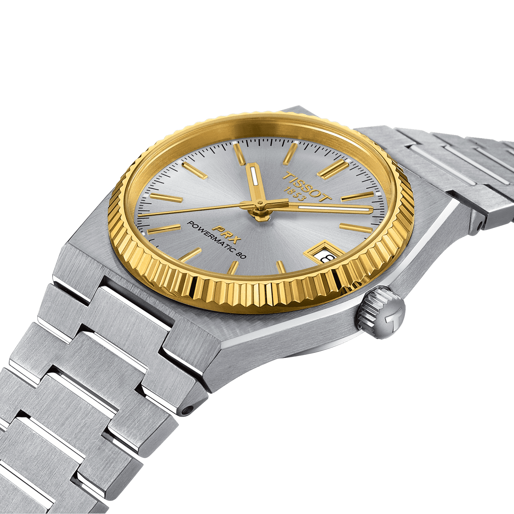 Tissot PRX Powermatic 80 35mm Steel and 18K Gold Bezel