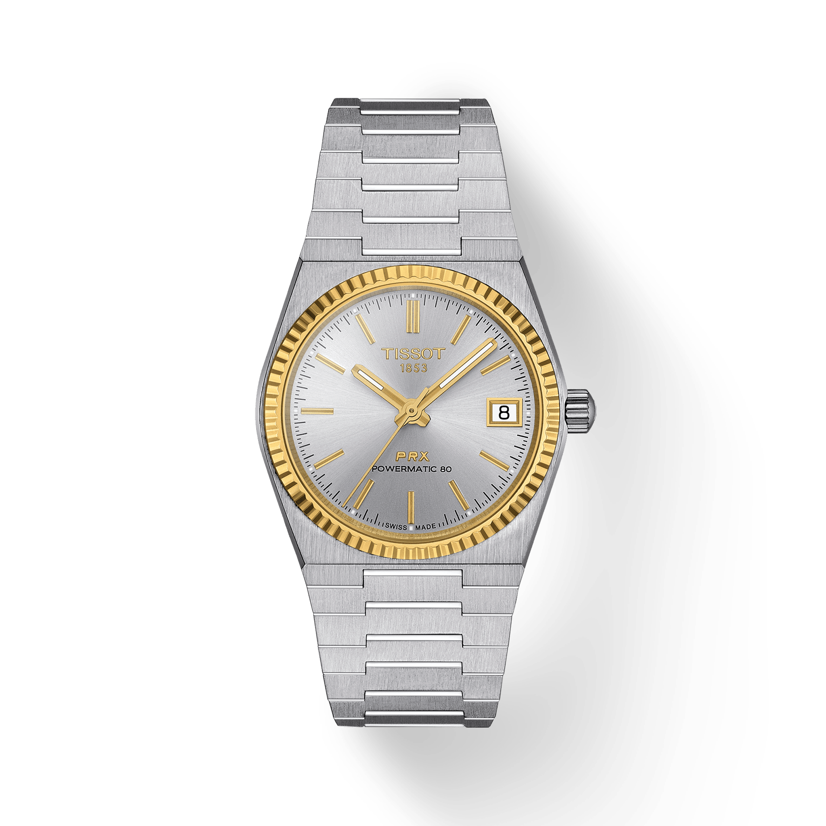 Tissot PRX Powermatic 80 35mm Steel and 18K Gold Bezel