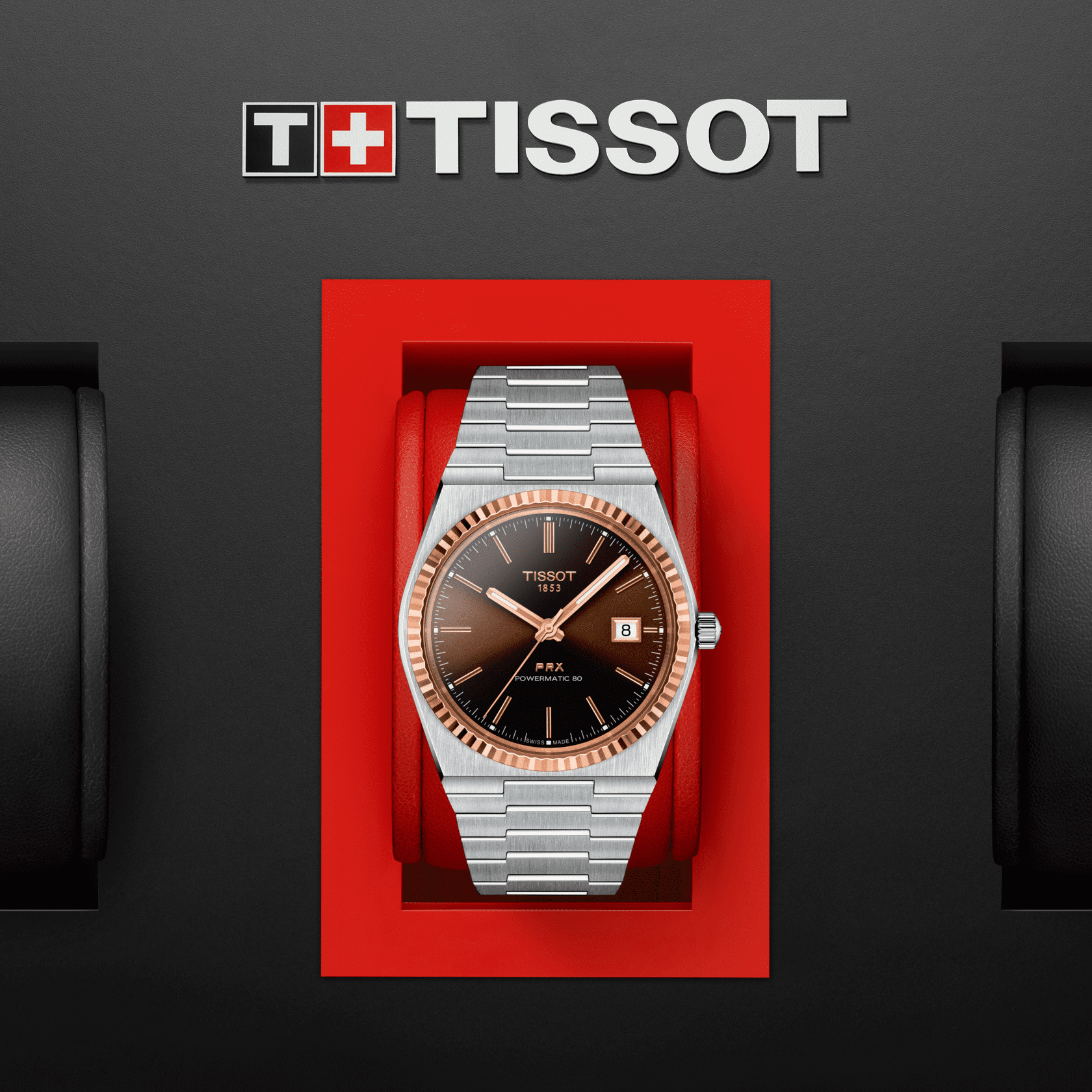 Tissot PRX Powermatic 80 Steel &amp; 18K Gold Bezel